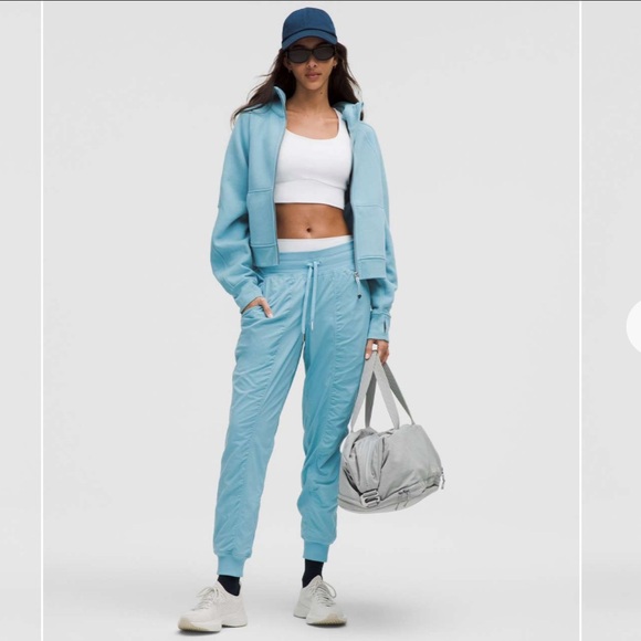 NWT Lululemon Dance Studio Mid-Rise Jogger *Full Length Size 12 Washed Blue - Picture 1 of 11